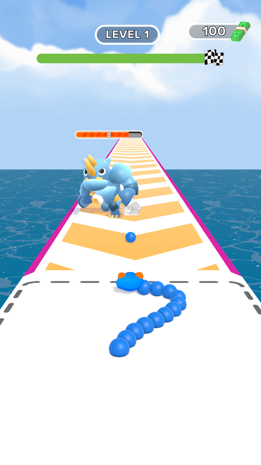 #4. Snake Control Race (iOS) 由: Ela Game