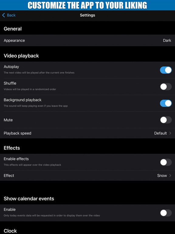 Screenshot #5 pour Aquarium TV Screen