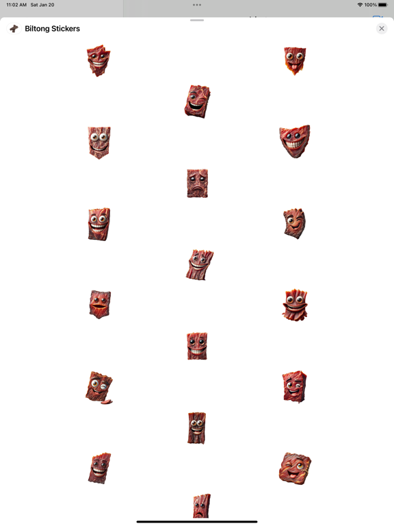 Screenshot #4 pour Biltong Stickers