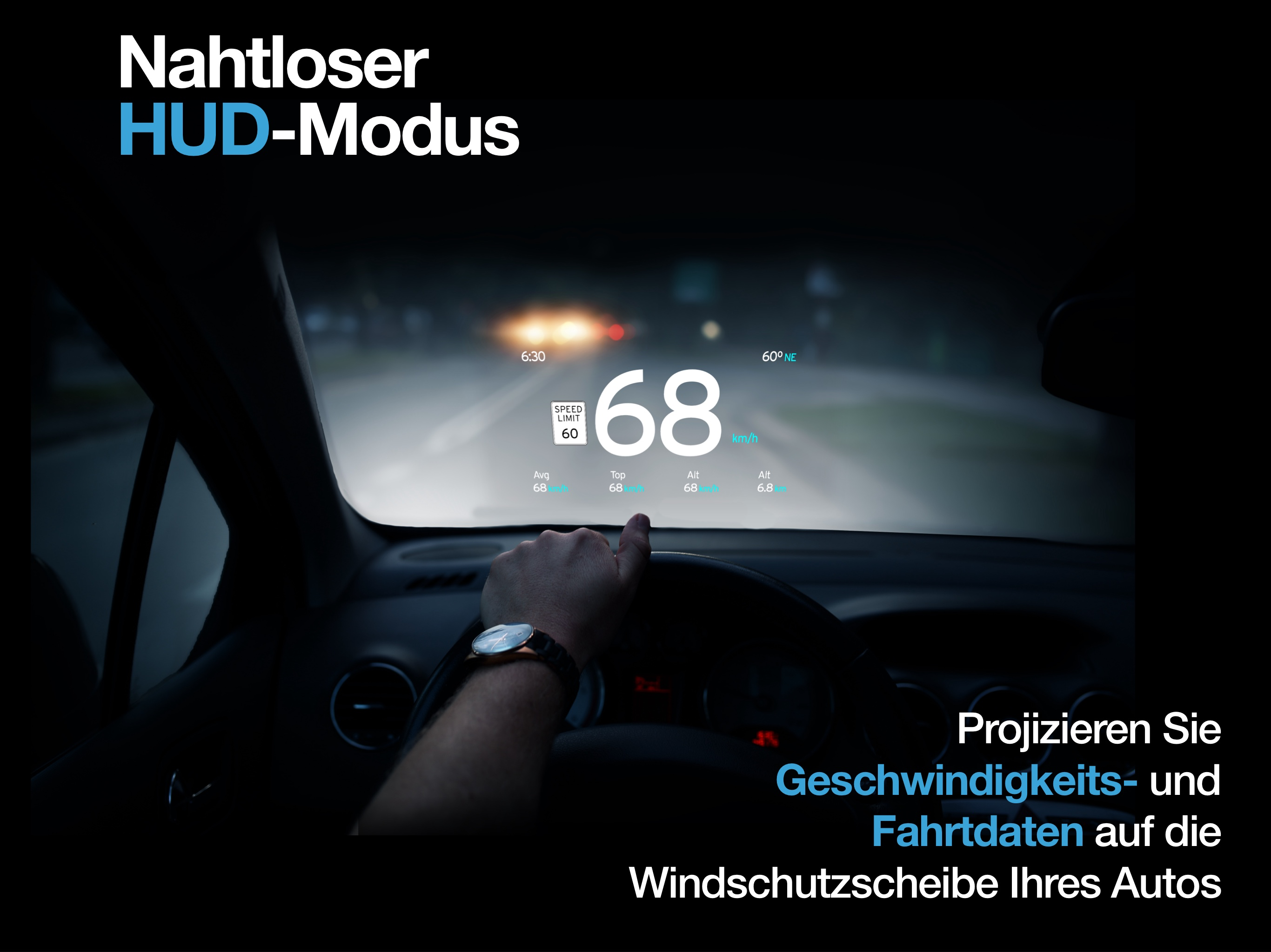 Tachometer GPS Geschwindigkeit