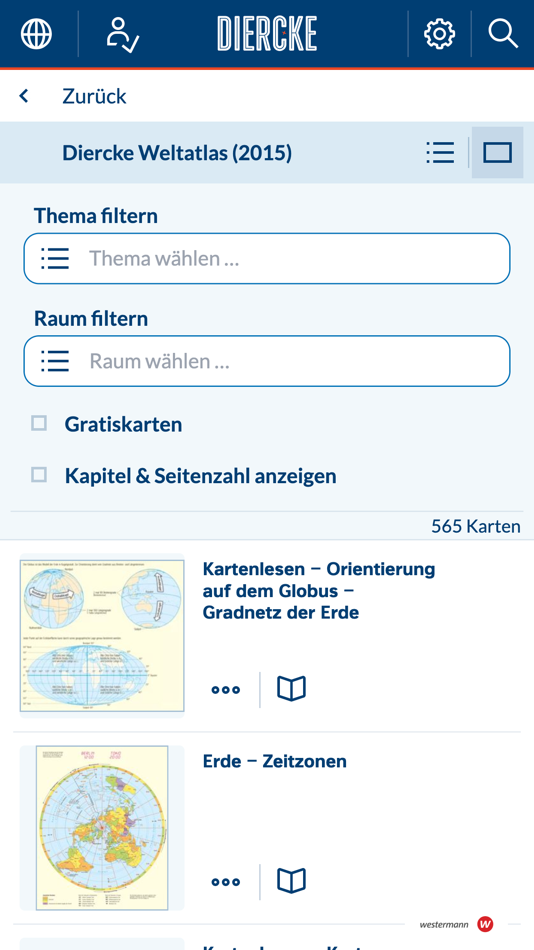 #1. Diercke Atlas (iOS) Av: Westermann Digital GmbH
