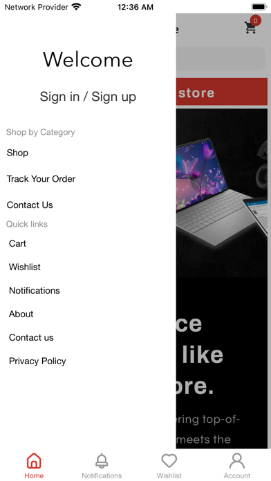 Snuggie Electronics Store Screenshot