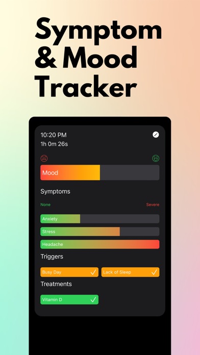 Symptom & Mood Tracker+ Screenshot