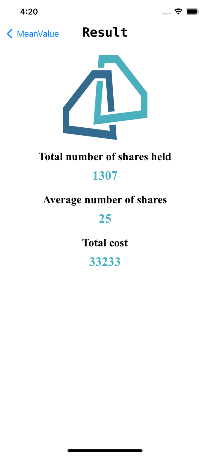 Calculation Average StockPrice