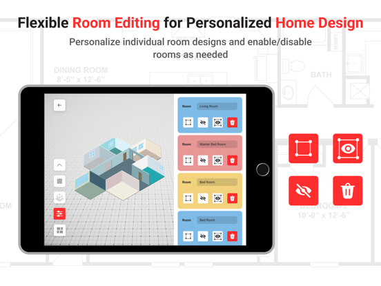 Magical Floor Planner | Design iPad app afbeelding 7