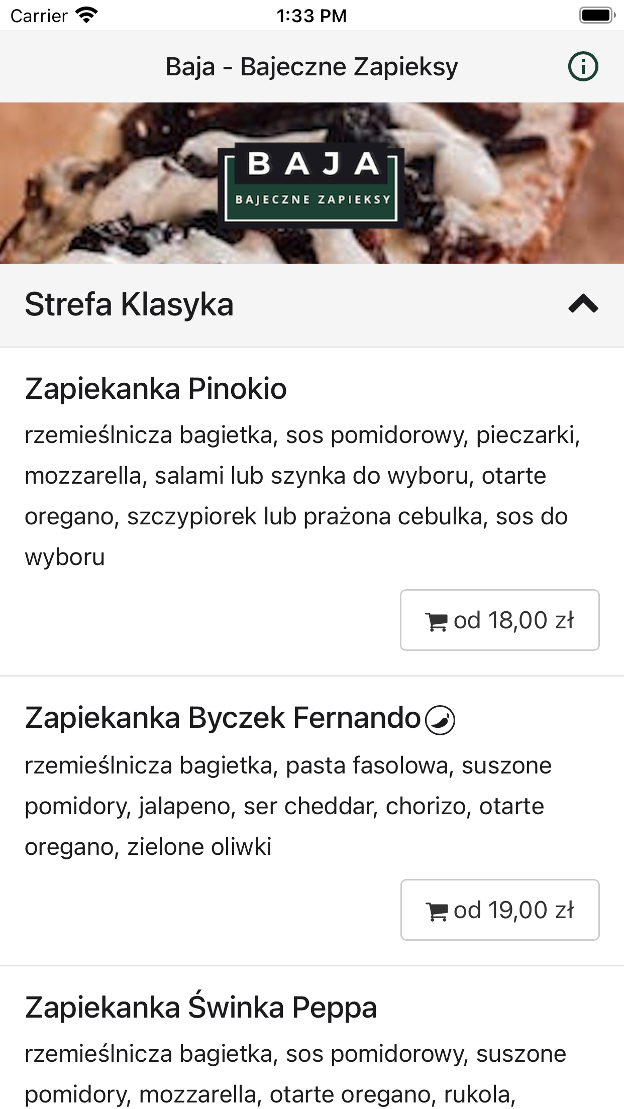 Baja - Bajeczne Zapieksy