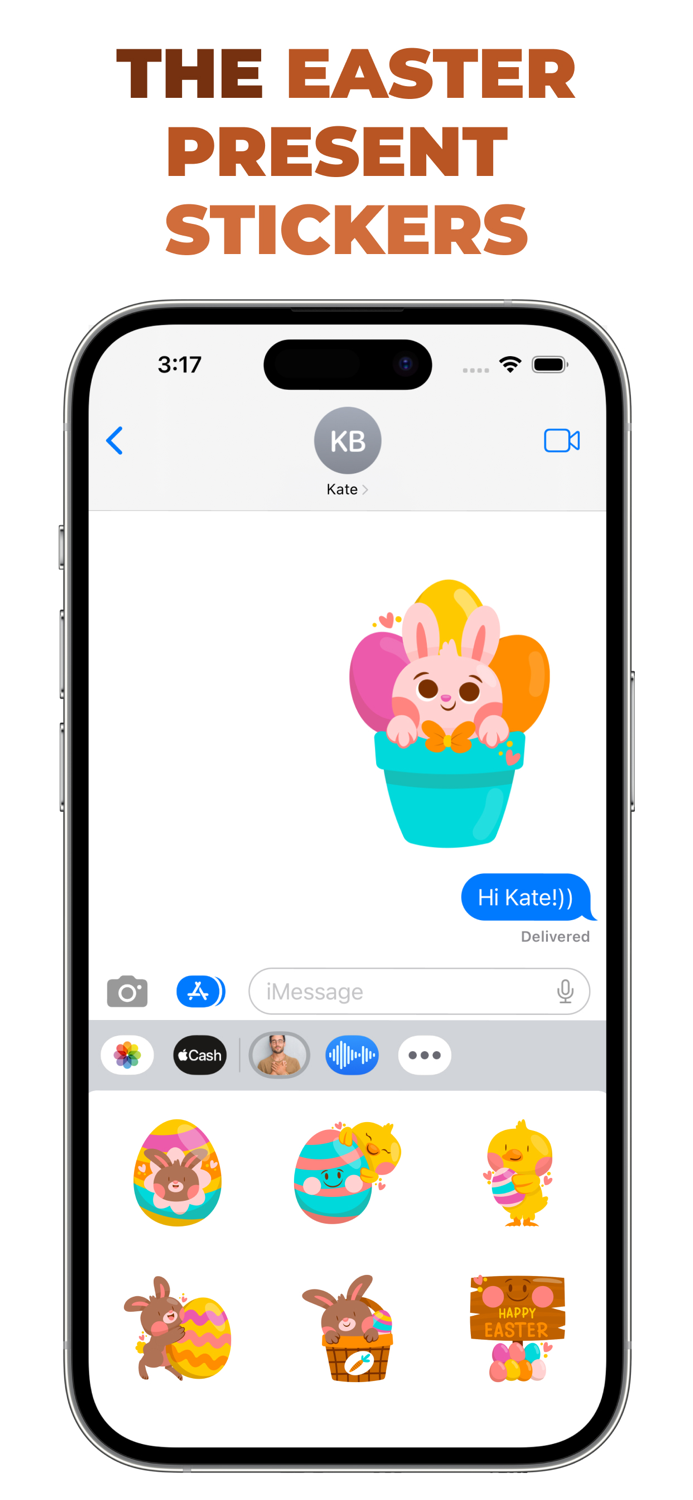 The Easter Present stickers