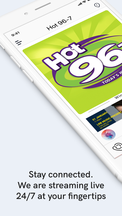 Hot 96-7 Screenshot