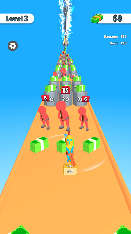 #4. Sword and Spin! (iOS) 由: Rollic Games