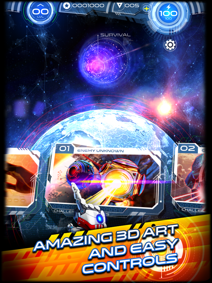 Space Galaxy Warrior Shooter