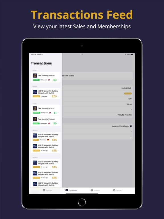 Milestones for Gumroad Sellers iPad screenshot 2 - Finance app