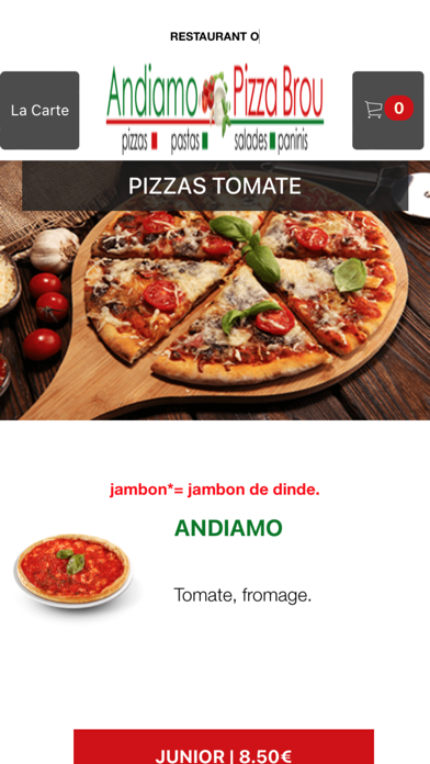Andiamo Pizza Brou Screenshot