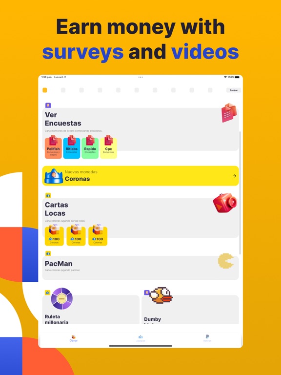Retirame iPad screenshot 2 - Games app