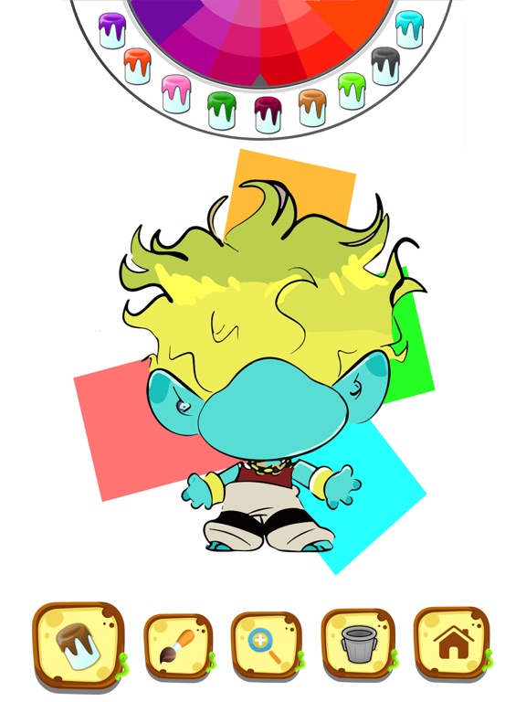 Screenshot #4 pour My Coloring TRolls - Game