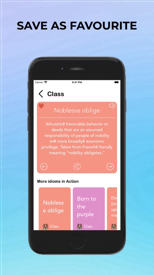 #3. Idiomz : idioms and phrases (iOS) Podle: Dipen Patel