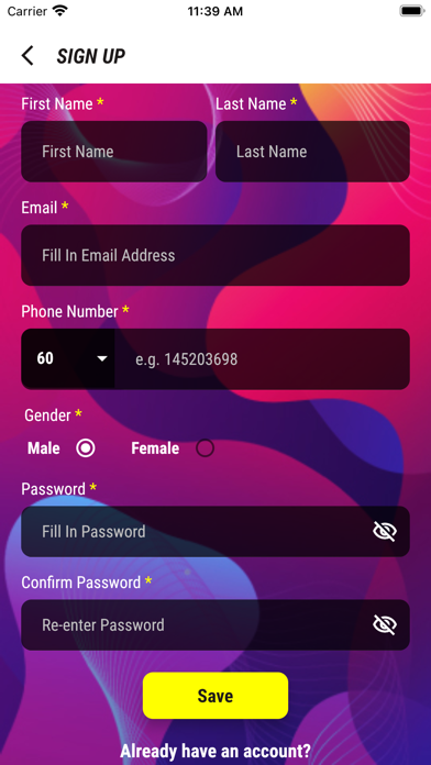 Urbax Fitness Screenshot