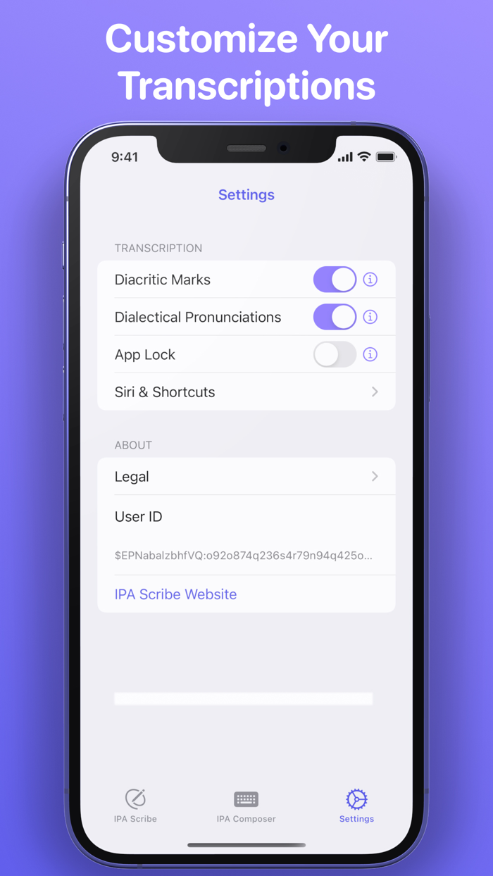 IPA Scribe IPA Transcriptions