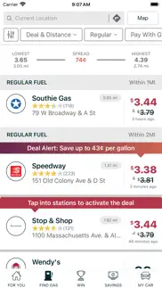 gasbuddy: find & pay for gas iphone screenshot 2