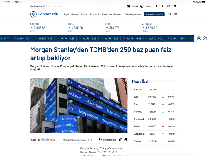 Borsamatik.com Borsa and Finans