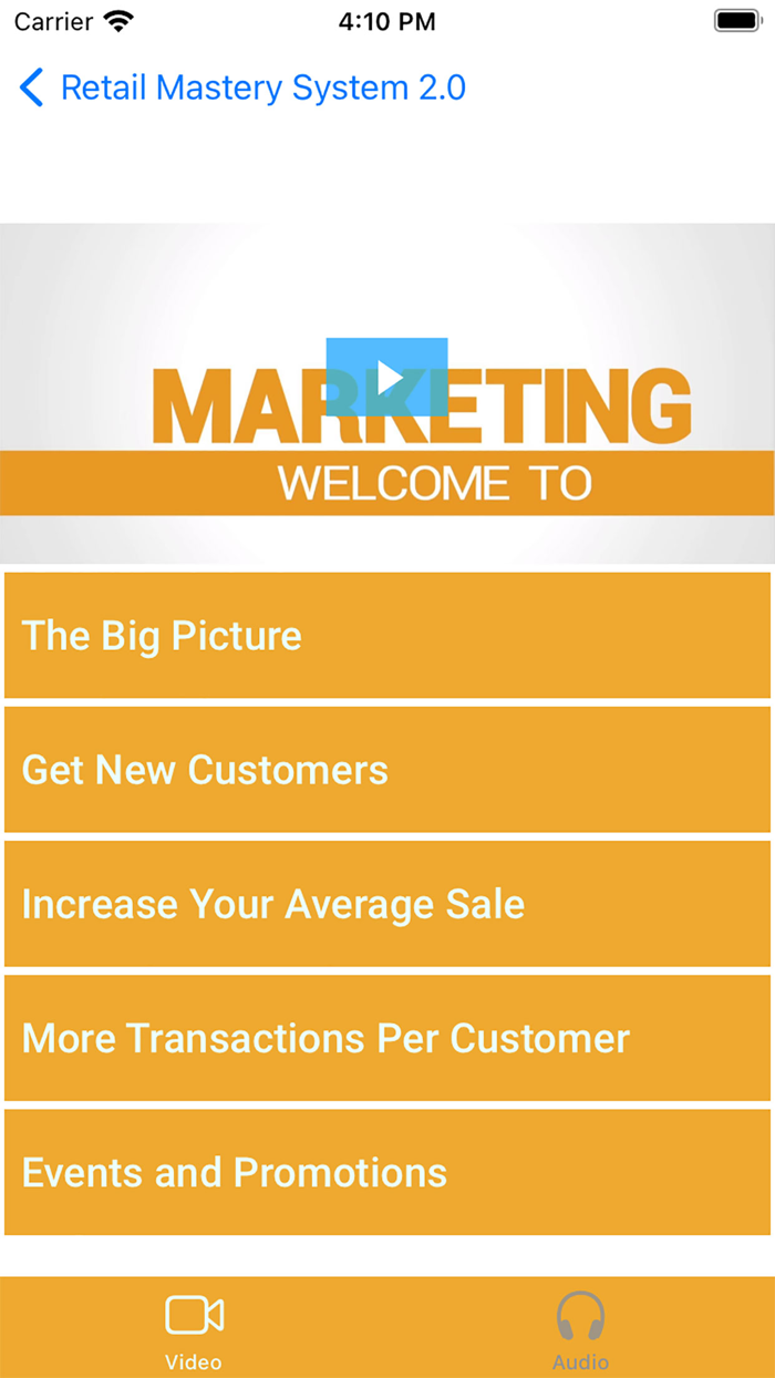 Retail Mastery System 2.0