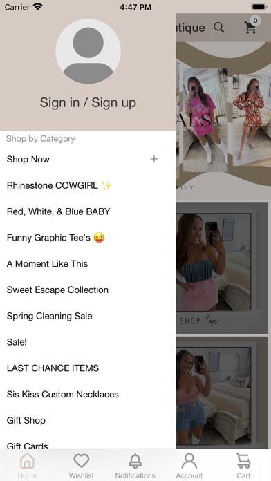 Tennessee Jane Boutique Screenshot