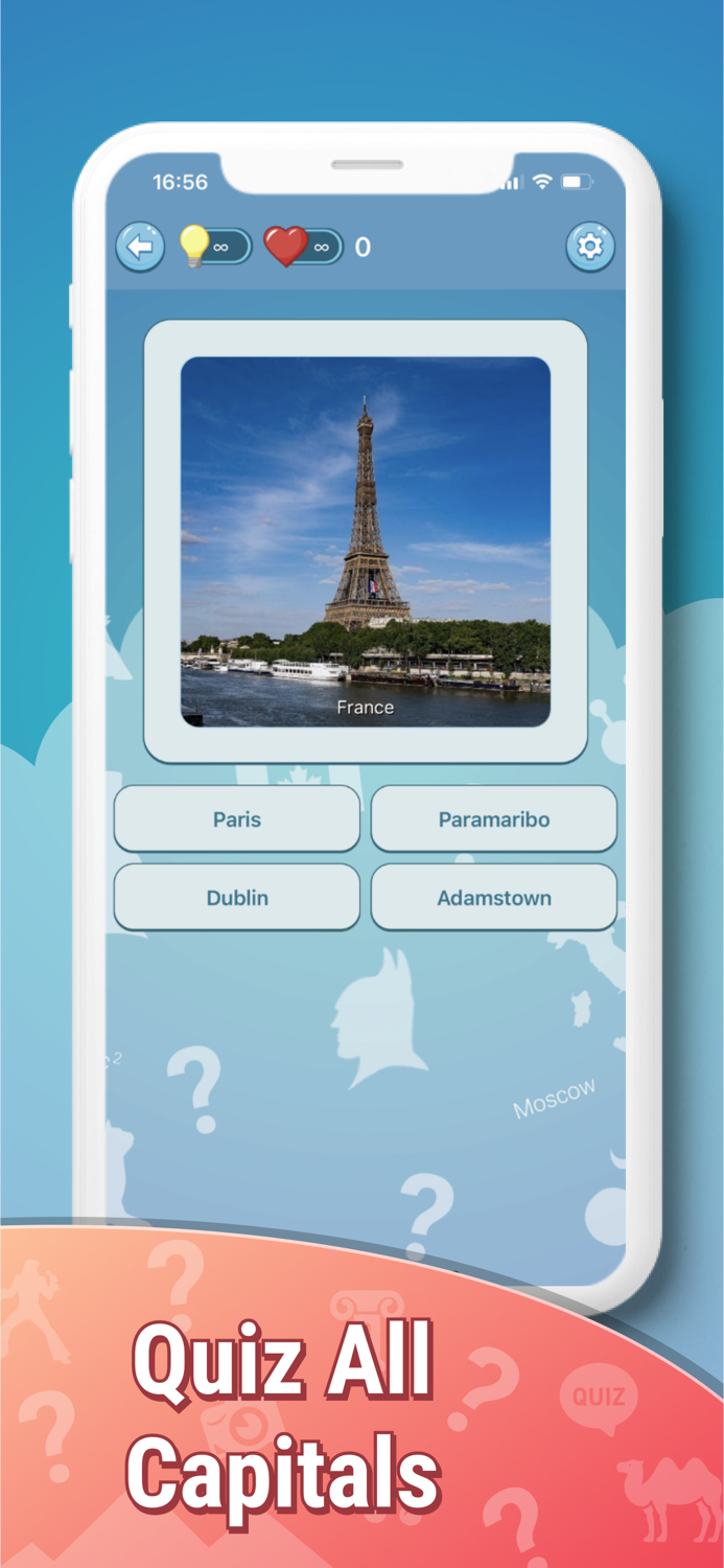 Quiz capitals all world cities