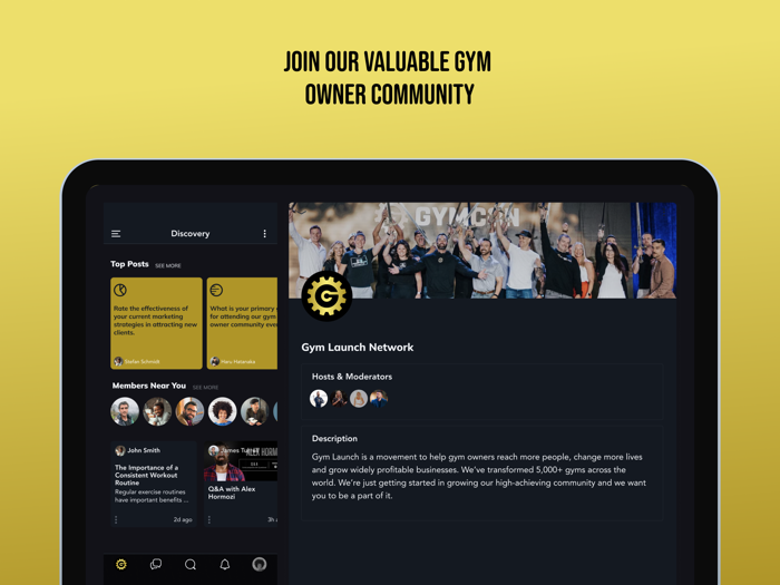 Gym Launch Network