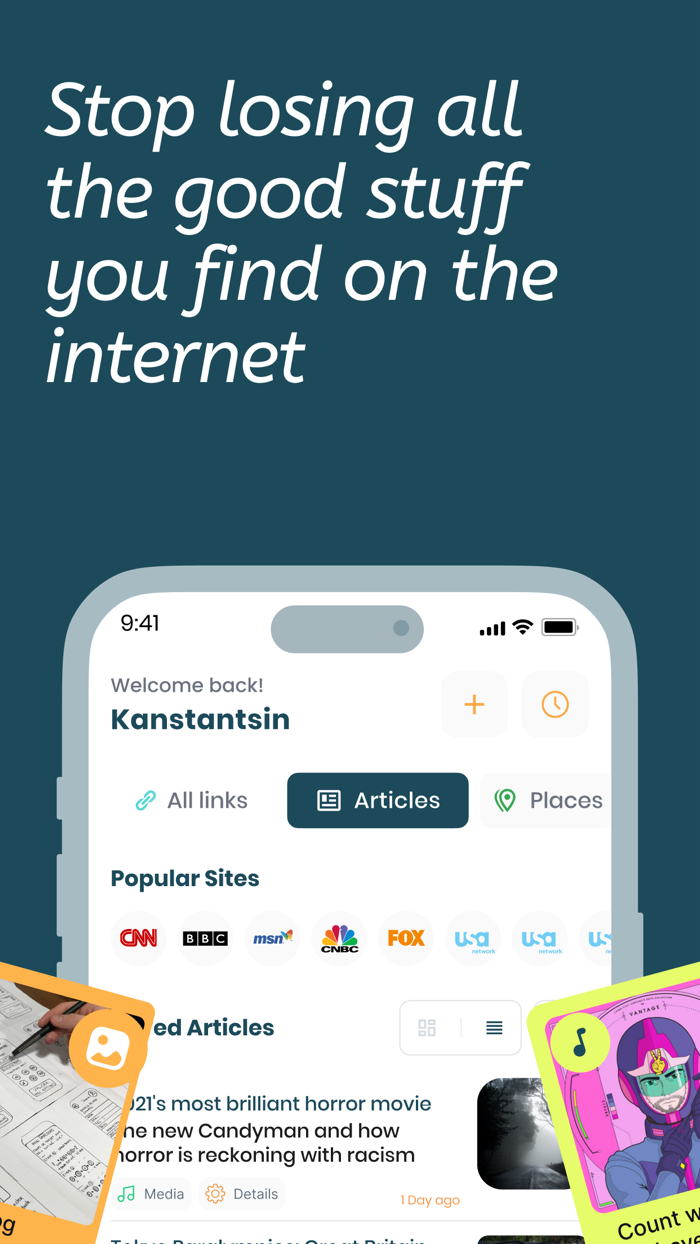 Stacks - Save and Share Links