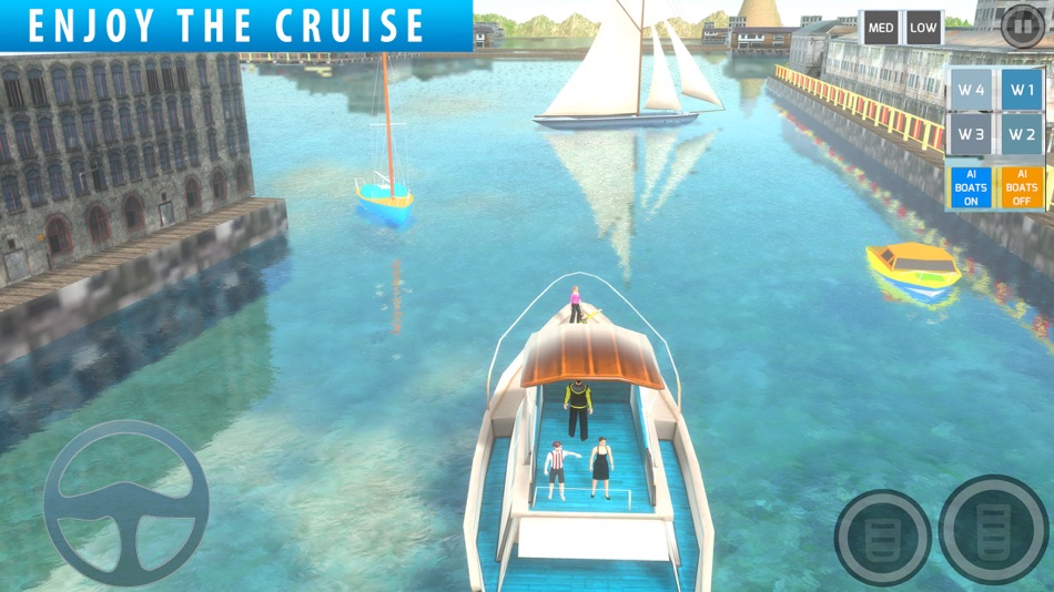 #1. Jet Boat Sim Cruise Ship Swift (iOS) 由: Khurram Adeel