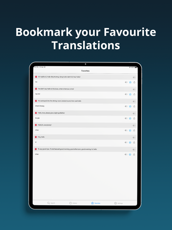 Screenshot #6 pour English Vietnam Dictionary +