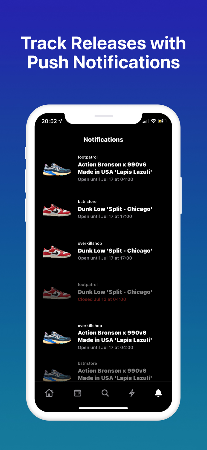 Grails - Shoe Raffles Releases