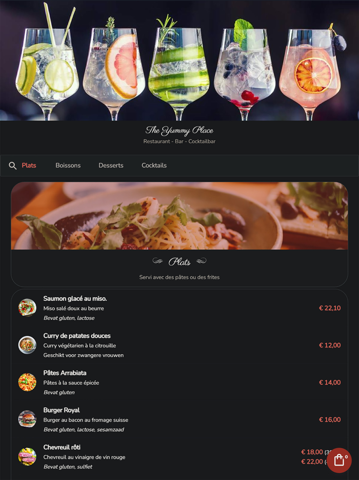 Yumm - Your Digital Menu