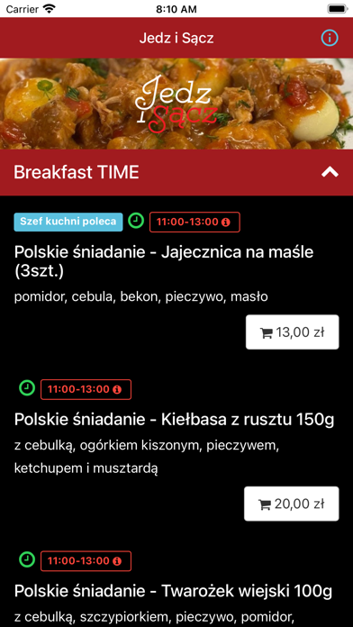 Jedz i Sacz Screenshot