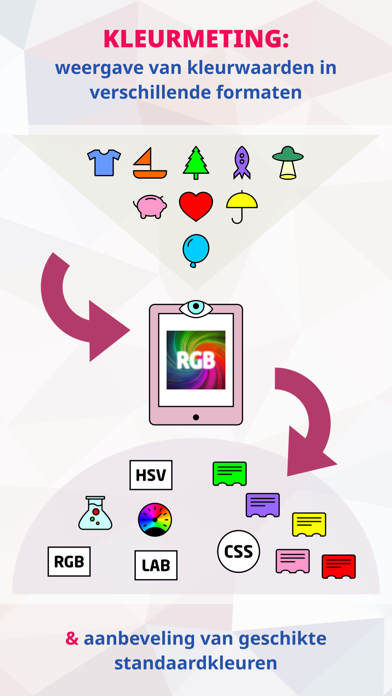 ColorMeter RGB Colorimeter iPhone app afbeelding 3