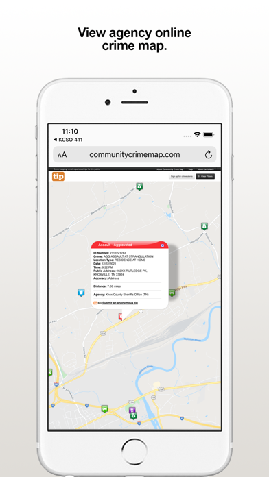 KCSO 411 Screenshot