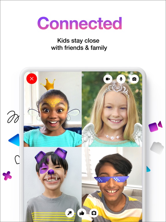 Screenshot #2 for Messenger Kids