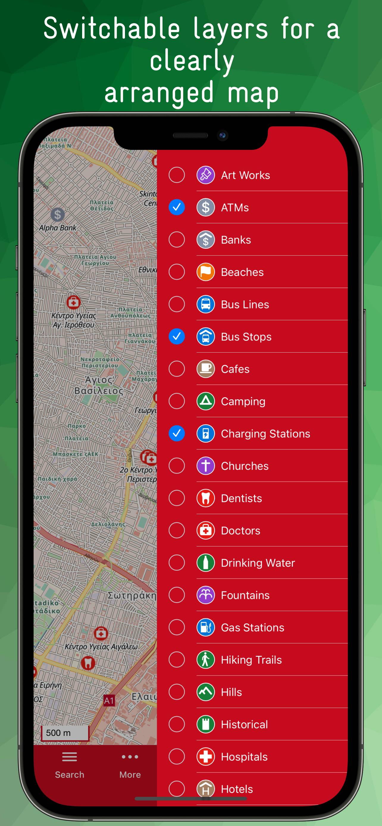 Athens Offline Map screenshot 3