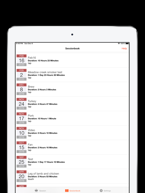 Tappecue iPad screenshot 5 - Food & Drink app