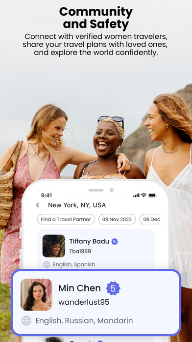 SheTravelSafe: Women's Travel Screenshot