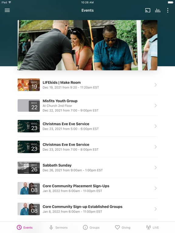 Screenshot #4 pour LIFE church app