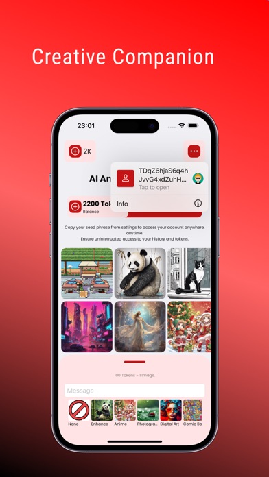 AI Crafted Cards Screenshot