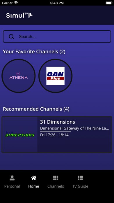 SimulTV Screenshot