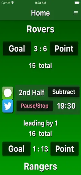 Game screenshot GAA Score Live apk