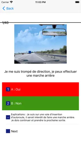 Game screenshot Examen du permis de conduire mod apk