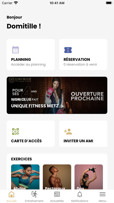 Unique Fitness Clubs Screenshot 1 - AppWisp.com