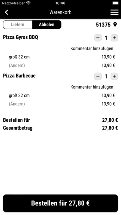 Pizza Charlot Schlebusch Screenshot