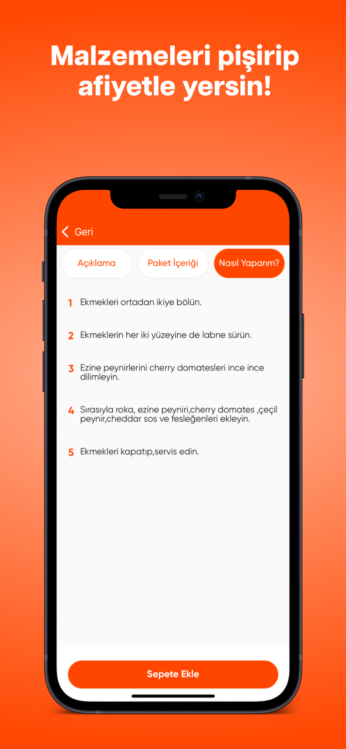 Pişir Aç Birleştir Pişir