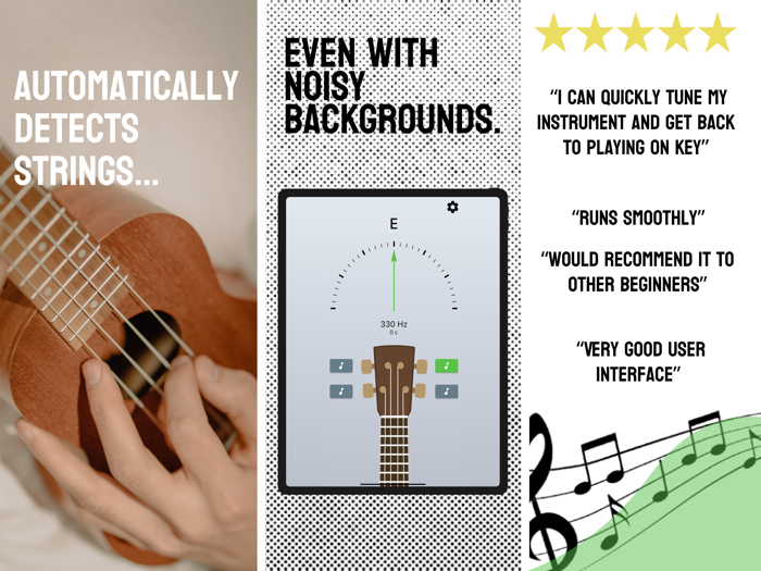 Ukulele Tuner - Simple Tuner