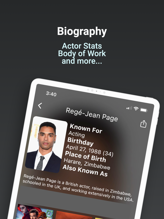 BingeWatch iPad screenshot 5 - Entertainment app
