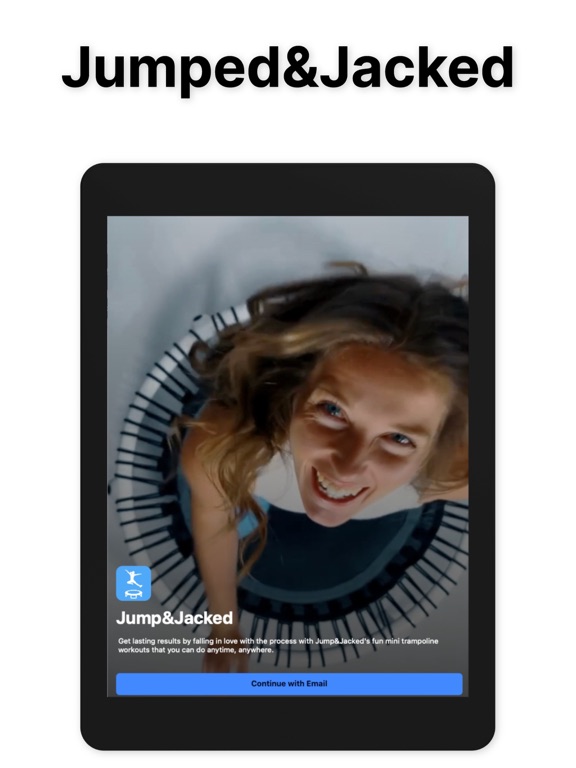Jump&Jacked iPad screenshot 1 - Health & Fitness app